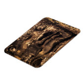 Buddha Totem Angkor Wat Magnet – Rounded Rectangle (Côté Gauche)