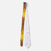 "BUDDHA TREE" NECKTIE STROPDAS (Achterkant)
