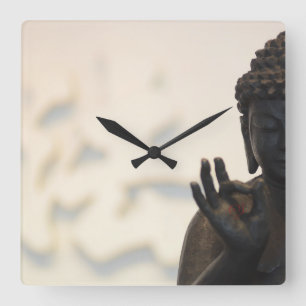 Buddha Vierkante Klok
