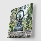 Buddha Wall Clock Vierkante Klok (Hoek)