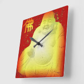 Buddha Wall Clock Vierkante Klok (Hoek)