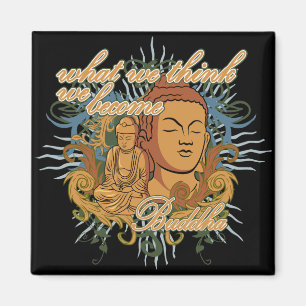 Buddha wordt Quote Magneet