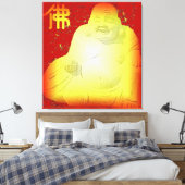 Buddha Wrapped Canvas Afdruk (Insitu (Slaapkamer))