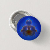 Buddhabrot Sky Ronde Button 3,2 Cm (Voorkant /achterkant)