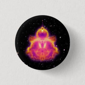 Buddhabrot Space Ronde Button 3,2 Cm
