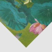 Buddha's Flowers, Lotus, Tokio door Theodore Wores Tissuepapier (Detail)