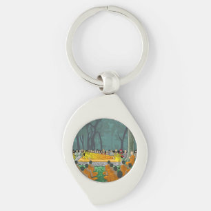 Buddha's laatste Nirvana Metal Sleutelhanger