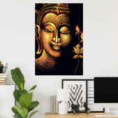 Buddhaschildering Poster (Thuiskantoor)