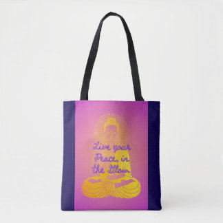 BuddhaToday V4 Sunrise Buddha Tote #1 Draagtas