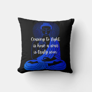 BuddhaToday V5 Océan Zen #1 Série Coussin de Paix