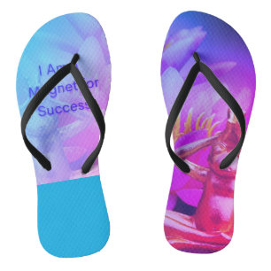 BuddhaTodayV3.b #3 'Loop in Vrede' Origineel met Q Teenslippers