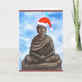 Buddhism - Buddha - Merry Christmas Hat Feestdagen Kaart