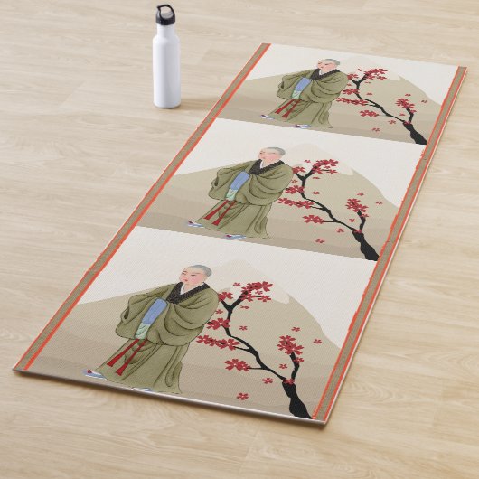 Buddhist Monk Yoga Mat (In situ)
