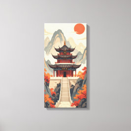 Buddhist Temple Canvas Print