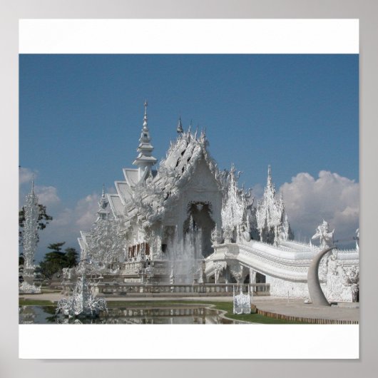 Buddhist Temple Thailand Poster (Voorkant)