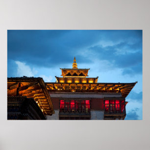 Buddhistisch Dzong Dak Poster