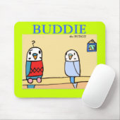 Buddie Finds Buddy Mousepad Muismat (Met muis)