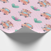 Buddies Love Truck Pattern Cadeaupapier (Hoek)