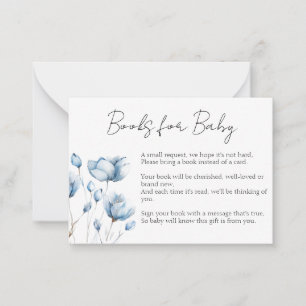 Budding met Joy Blue Boeken Voor Baby Kaart Notitiekaartje