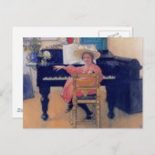 Budding Piano Diva Briefkaart (Voorkant / Achterkant)