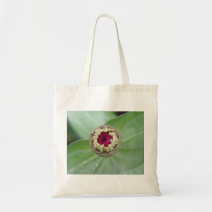 Budding Zinnia Tote Bag