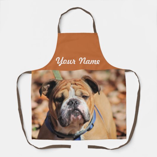 Buddy Bulldog Schort (Voorkant)