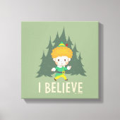 Buddy de Elf geloof ik Canvas Afdruk (Voorkant)