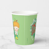 Buddy de Elf OMG Santa! Ik ken hem! Papieren Bekers (Rechts)