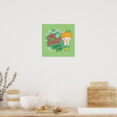Buddy de Elf OMG Santa! Ik ken hem! Poster (Keuken)