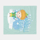 Buddy de Elf Sneeuwballengevecht! Fleece Deken (Voorkant (Horizontaal))
