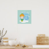Buddy de Elf Sneeuwballengevecht! Poster (Keuken)