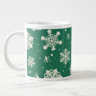 Buddy de Elf Sneeuwvlok Patroon Extra Grote Beker