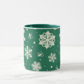 Buddy de Elf Sneeuwvlok Patroon Mok (Midden)