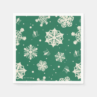 Buddy de Elf Sneeuwvlok Patroon Servet
