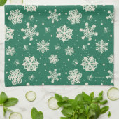 Buddy de Elf Sneeuwvlok Patroon Theedoek (Gevouwen)