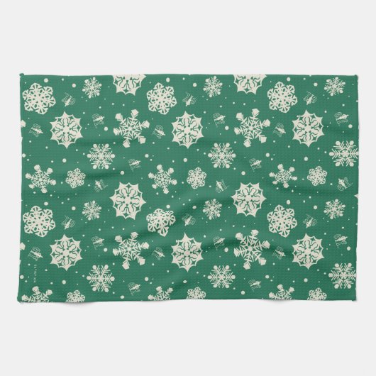 Buddy de Elf Sneeuwvlok Patroon Theedoek (Horizontaal)