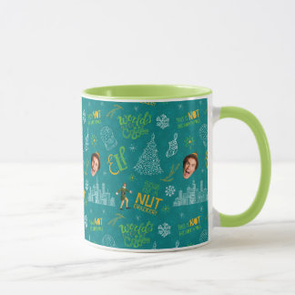 Buddy de Elf Turquoise Citaat Patroon Mok