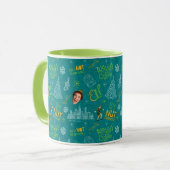 Buddy de Elf Turquoise Citaat Patroon Mok (Voorkant links)