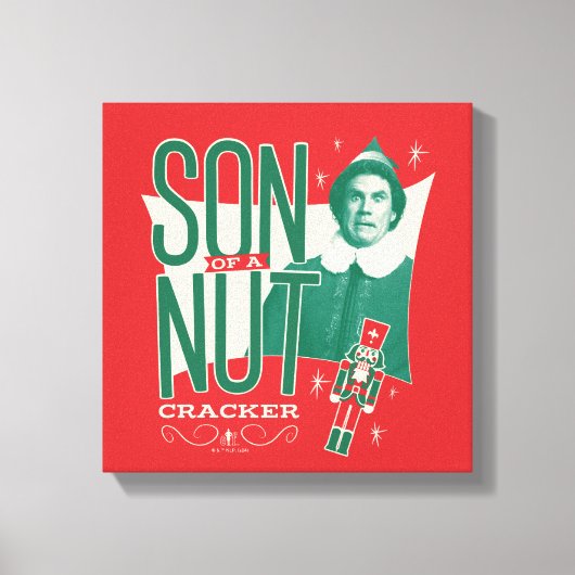 Buddy de Elf, zoon van een notenkraker Canvas Afdruk (Voorkant)