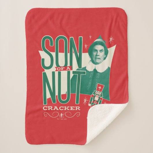 Buddy de Elf, zoon van een notenkraker Sherpa Deken (Voorkant)