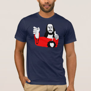 Buddy Jesus, afgerond T-shirt