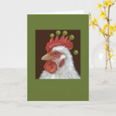 Buddy la carte coq (Fleur jaune)
