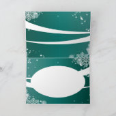 Buddy la carte de Noël Manatee à nez rouge (Intérieur)