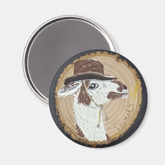 Buddy Llama No Drama Magnet (Recto/Verso)