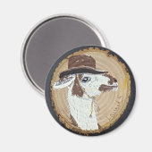 Buddy Llama No Drama Magnet Magneet (Voorkant / Achterkant)