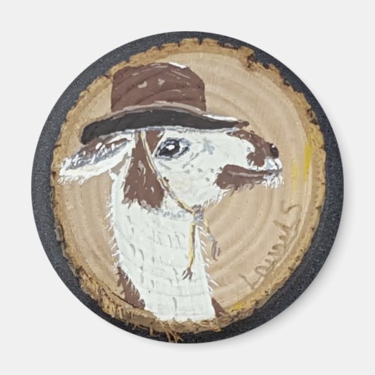 Buddy Llama No Drama Magnet Magneet (Voorkant)