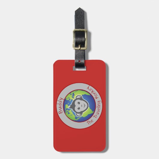 Buddy Logo Bagagelabel (Voorkant verticaal)