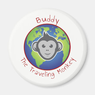Buddy Logo Magnet, Rond Magneet