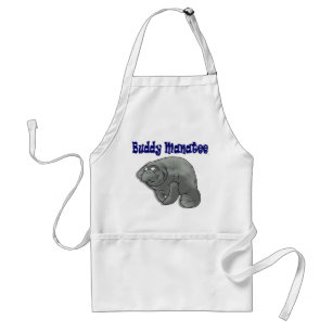 Buddy Manatee Grillin' Apron Standaard Schort