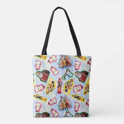 Buddy the Elf and Santa North Pole Pattern Draagtas (Achterkant)